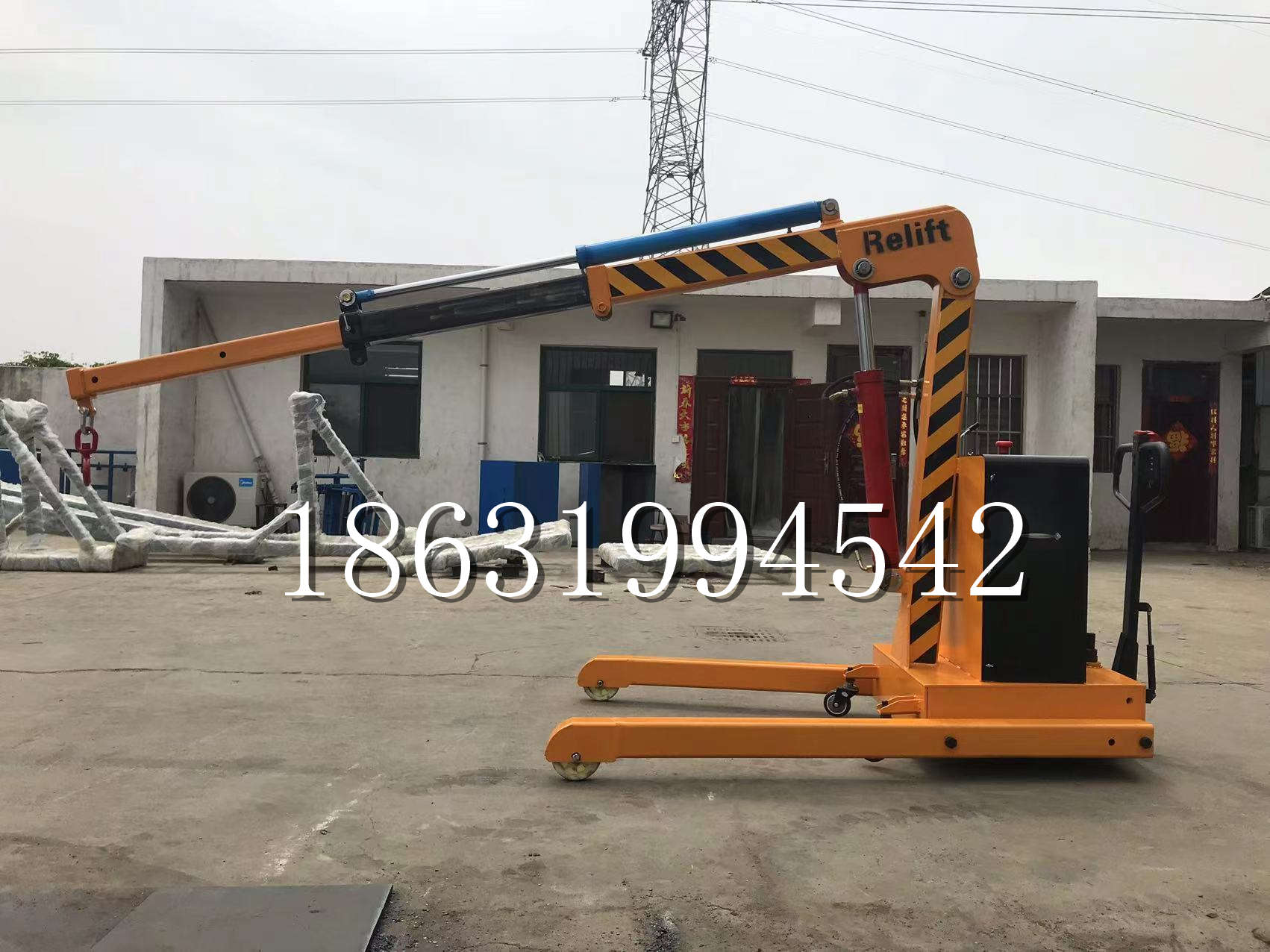 辽阳市久征定做3吨三轮随车吊 农用园林绿化移树吊 平板工程用小吊机