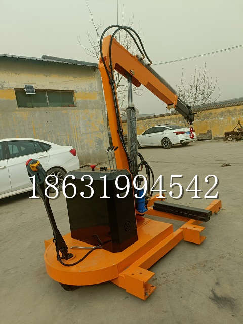 辽阳市自卸车厢随车吊 自制轮式四不像起重机 四驱平板吊 5吨 贵盛